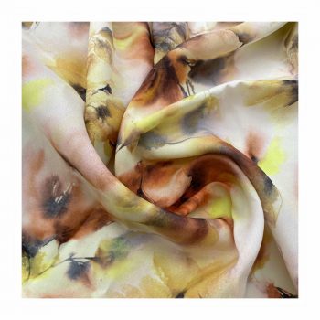 16mm/18mm silk viscose crepe fabric width 140cm customer printed